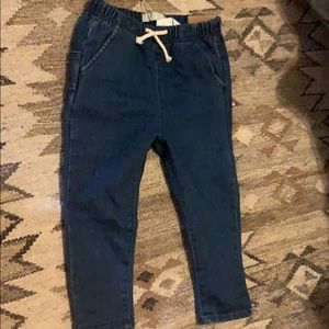 Zara, Size 2/3 denim joggers